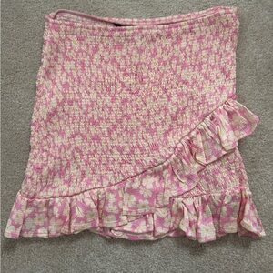 Zara Floral mini skirt